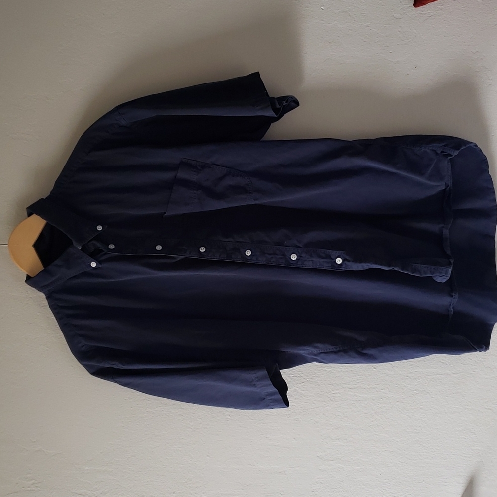 Navy blue Original ChinoShirt by Evergreen
